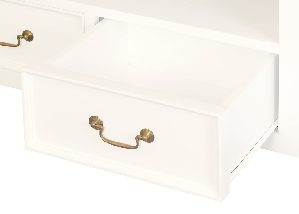 Queen Anne 2 Door 2 Drawer Entertainment Unit