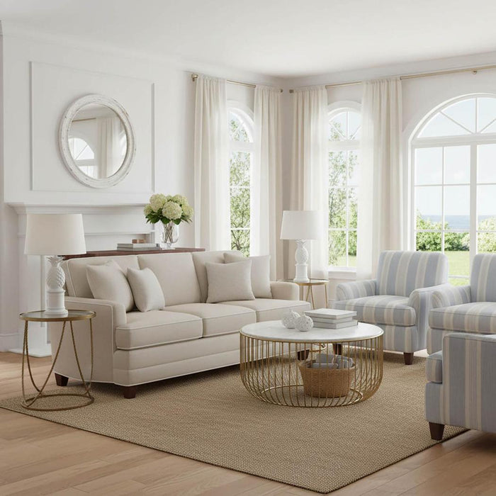 Palais Round Side Table Gold & Ceramic