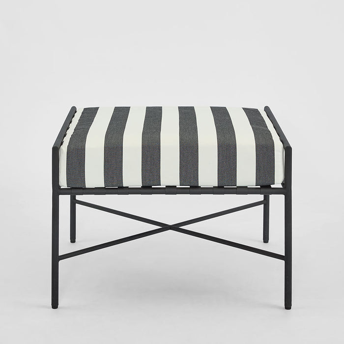 Sheffield Ottoman Outdoor Stripe Cushion