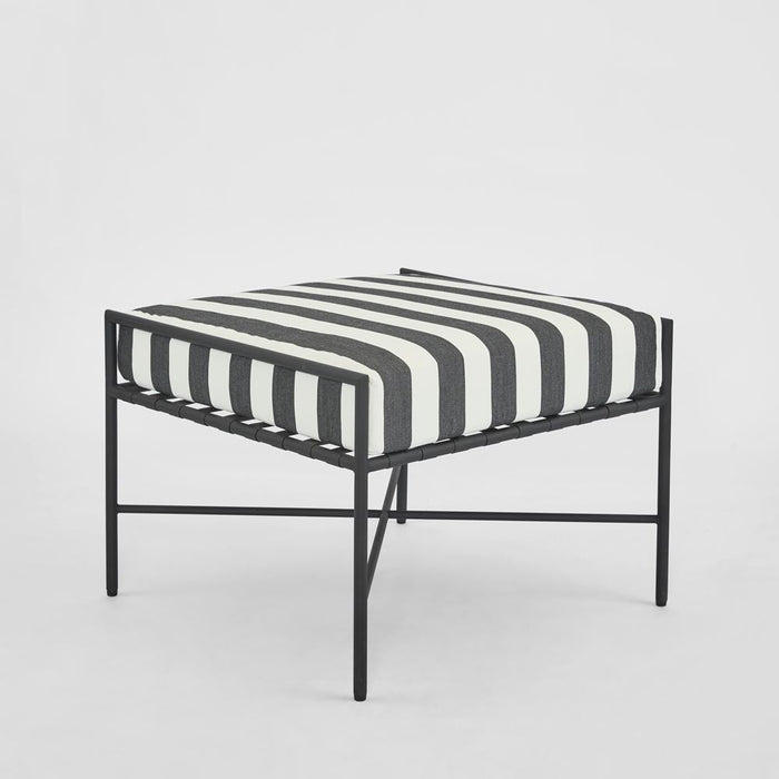 Sheffield Ottoman Outdoor Stripe Cushion