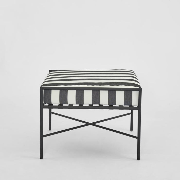 Sheffield Ottoman Outdoor Stripe Cushion