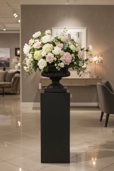 Flowa Plinth Stand 70cm Black , White