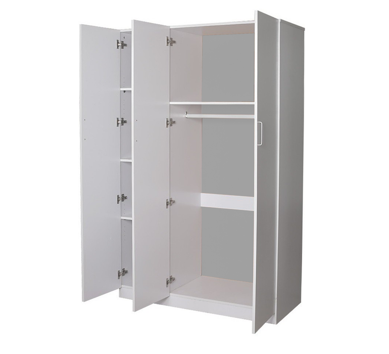 Campus 3 Door Mirrored Wardrobe