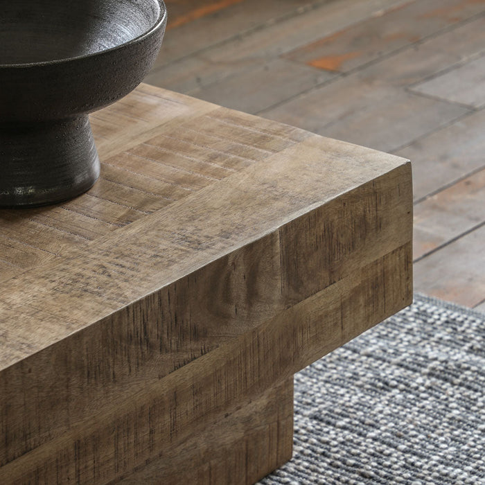 Iowa Rectangular Coffee Table Natural 150cm