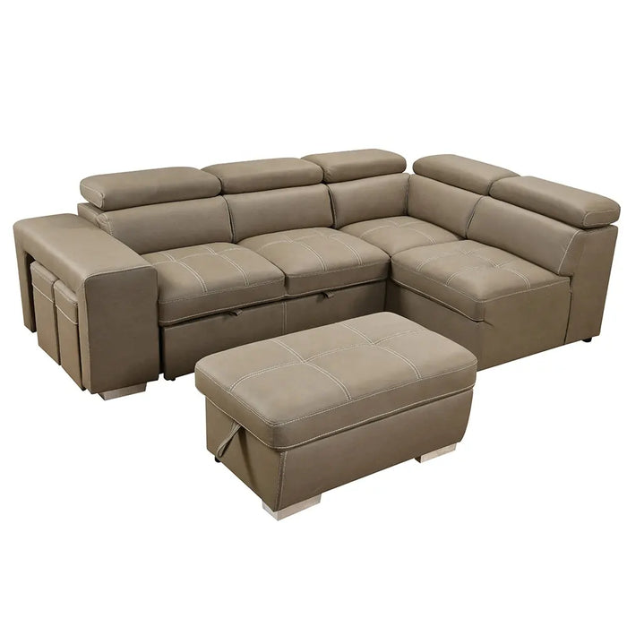 Portland 5 Seater Modular Sofa Bed with Storage