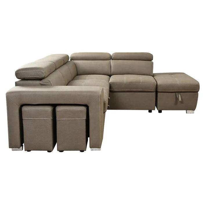 Portland 5 Seater Modular Sofa Bed with Storage