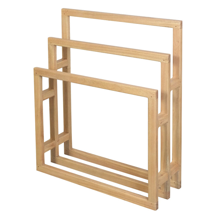Nobu Mindi Wood Towel Rack Natural