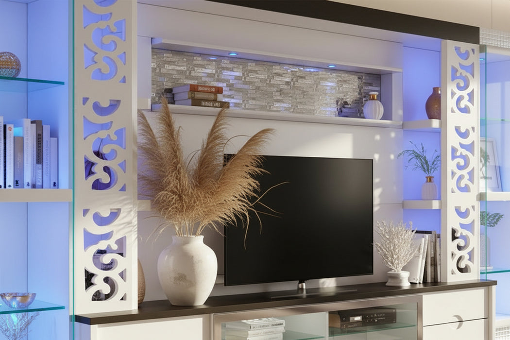 Madrid 3.2m Entertainment Wall Unit
