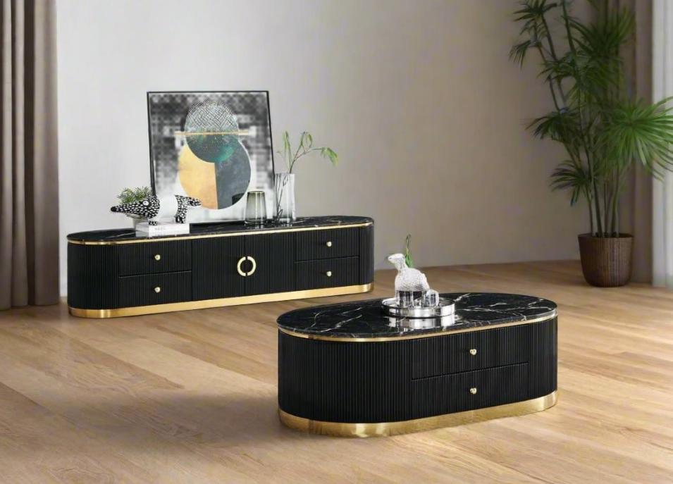 Amarelle Tv Stand-Black