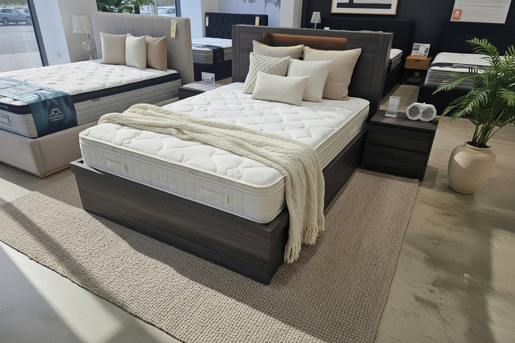 Boston Gas Lift Bed Charcoal