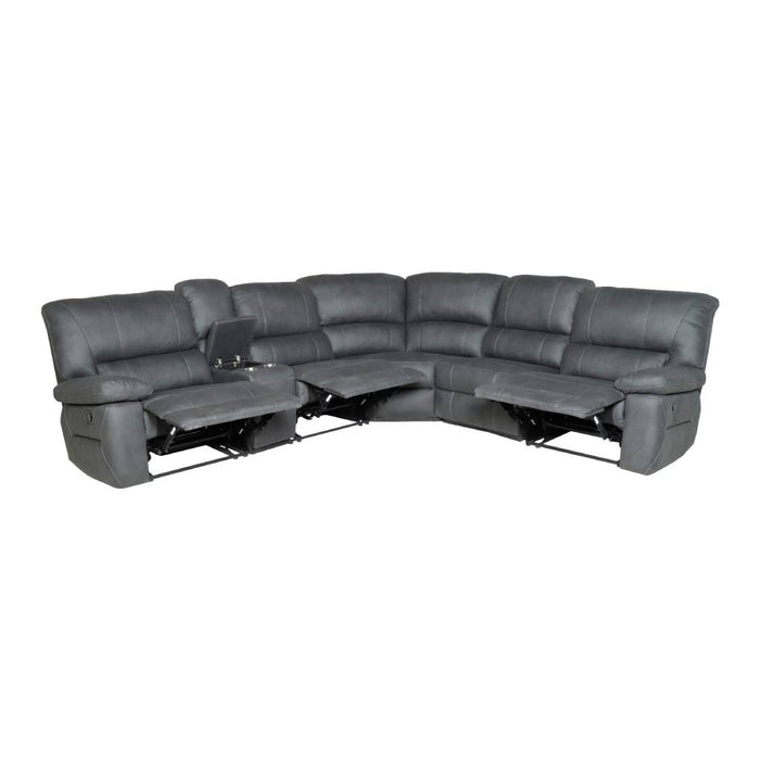 Jackson 3 Recliners Corner Lounge , Jet