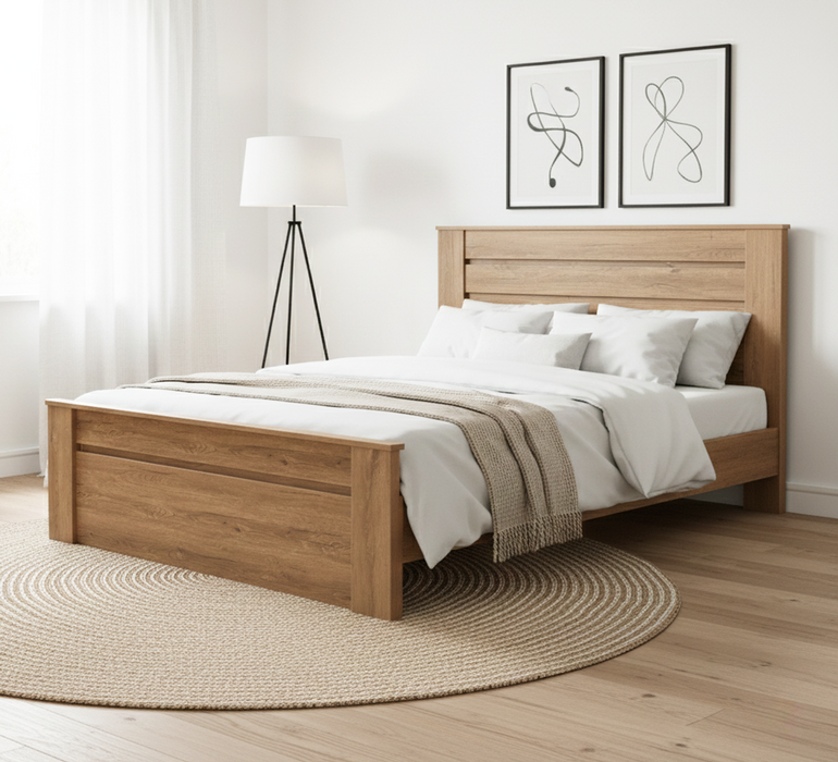 Jaxon Oak Bed Frame
