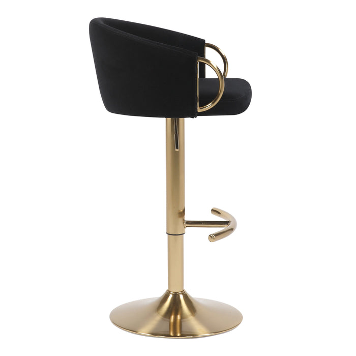 Winston Bar Stool, Black