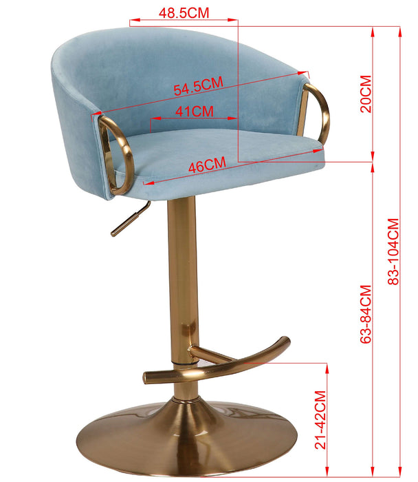 Winston Bar Stool, Emerald