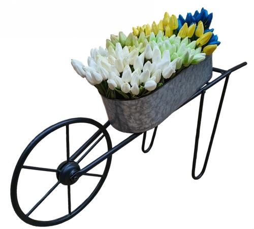 Wheelbarrow Pot Holder