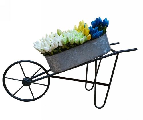 Wheelbarrow Pot Holder