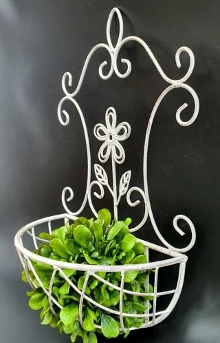 Set Of 2 Ornamental Wall Planters