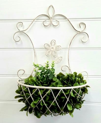 Set Of 2 Ornamental Wall Planters