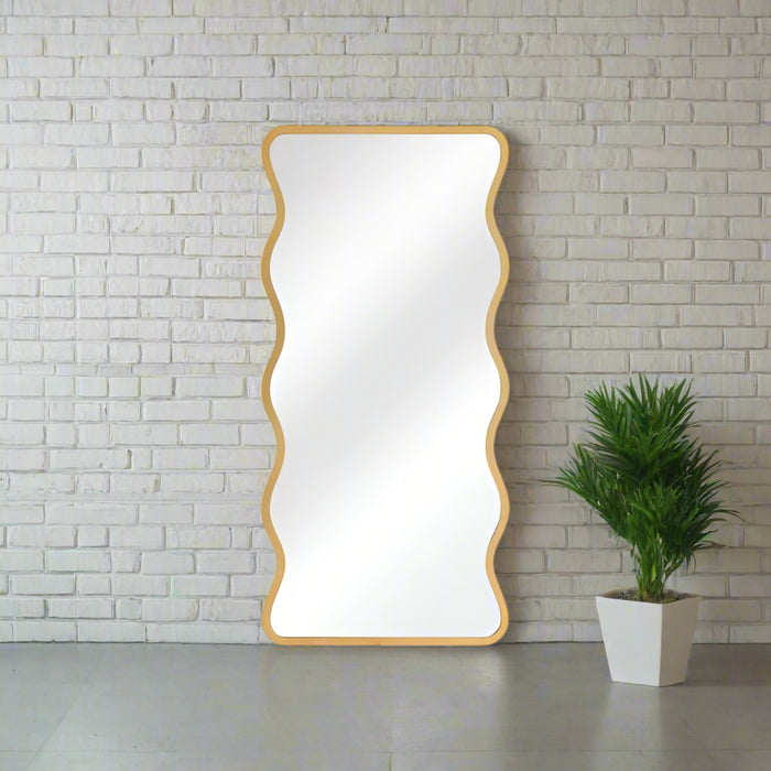 Gold Wave Mirror