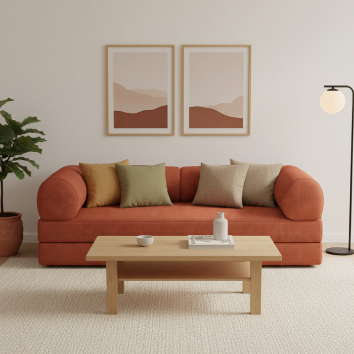 Sorrento 3 Seater Corduroy Sofa Bed