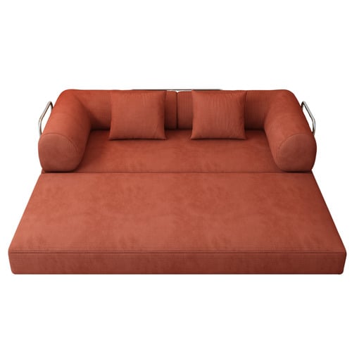 Mira 3 Seater Double Corduroy Sofa Bed