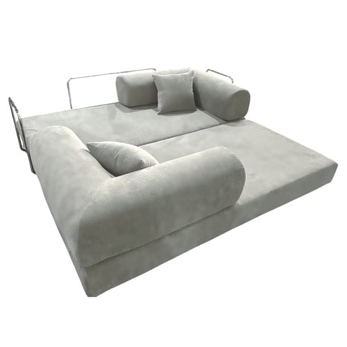 Mira 3 Seater Double Corduroy Sofa Bed