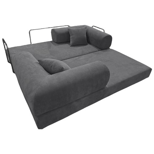 Mira 3 Seater Double Corduroy Sofa Bed