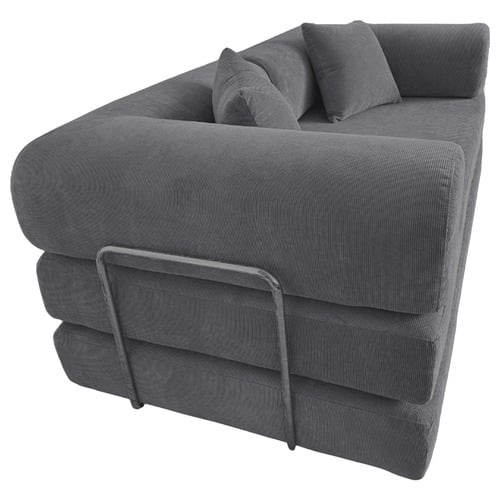 Mira 3 Seater Double Corduroy Sofa Bed