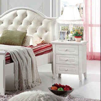White Paris King Single Bed Frame