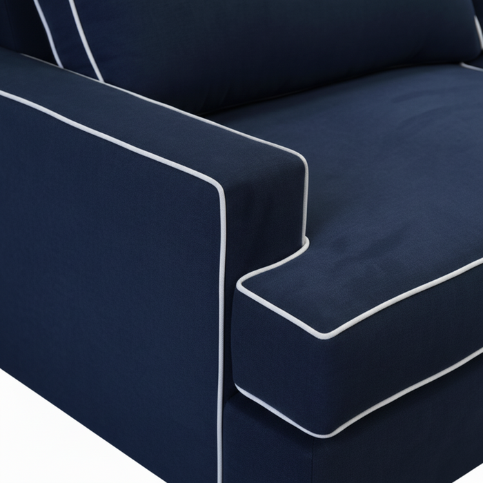 William 2.5 Seater and Ottoman Lounge T- Seat Cushions