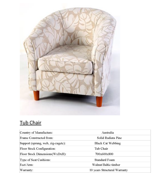 Vista Accent Tub Chair