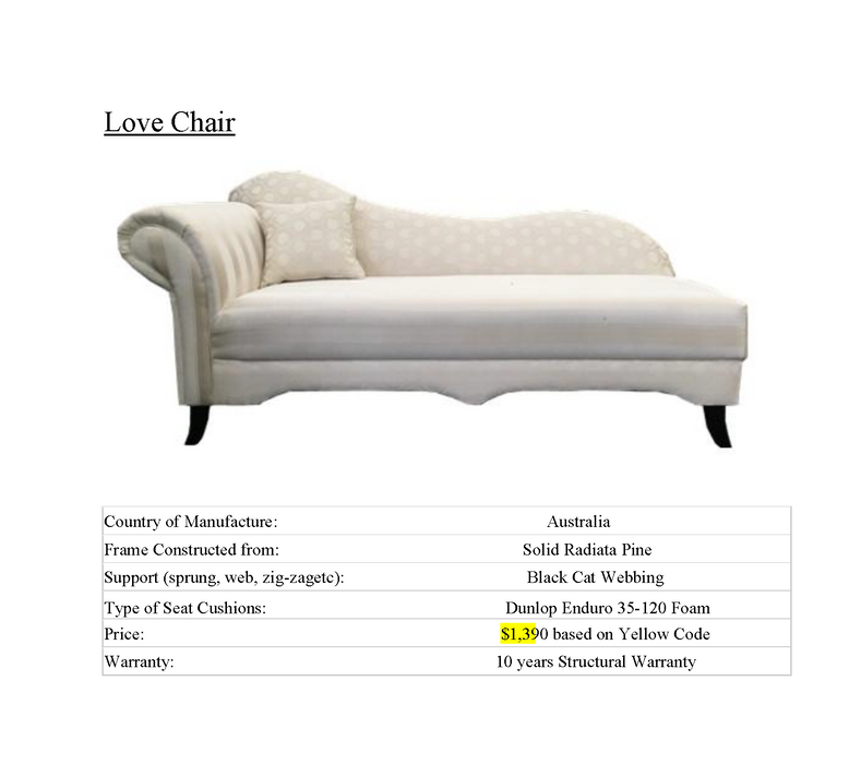 Love Accent Sofa