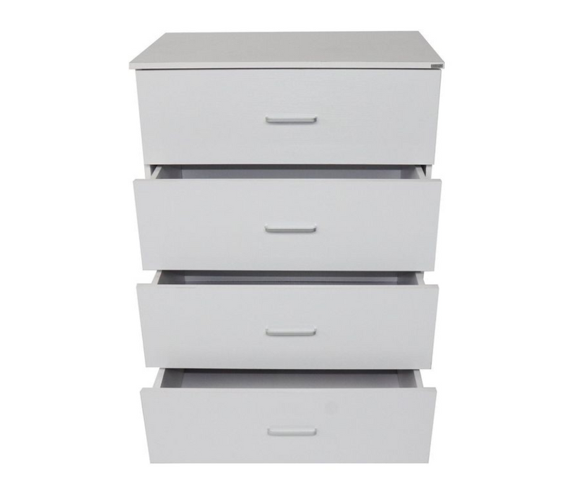 Milton 4 Chest of Deep Drawers Tallboy White | Liverpool & ST Marys NSW