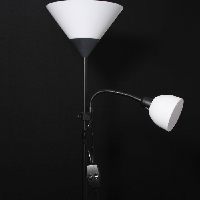 Georgia Mother and Child Floor Lamp - Black