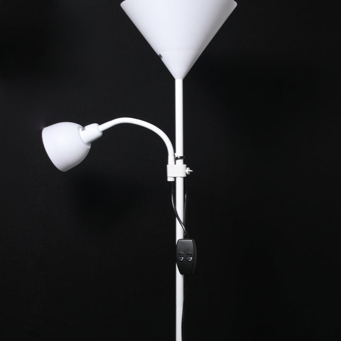 Georgia Mother and Child Floor Lamp - White