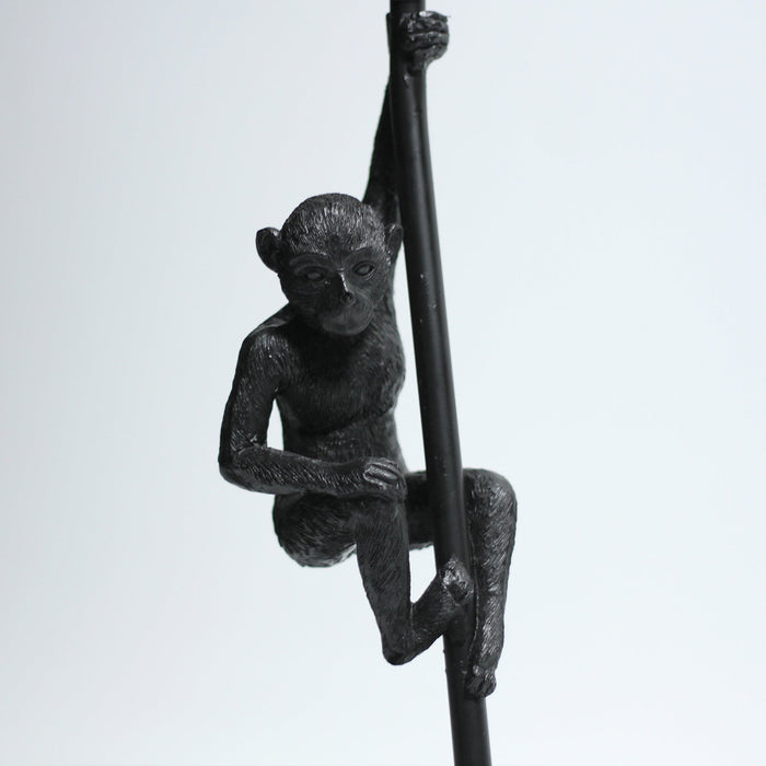 Monkey hanging Table Lamp - Black