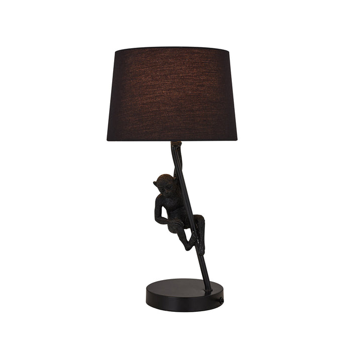 Monkey hanging Table Lamp - Black