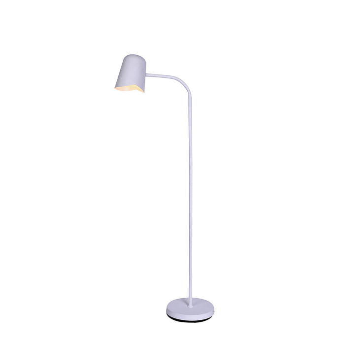 Peggy Adjustable Floor Lamp in White