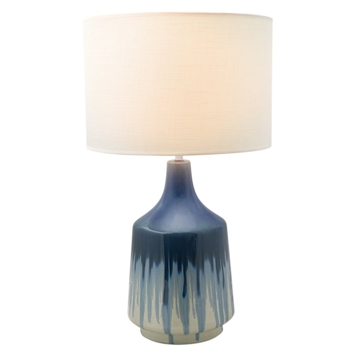 Martha Ceramic Table Lamp - Blue