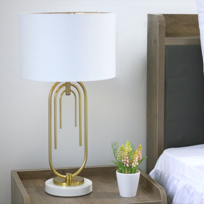 Fleur Table Lamp - White