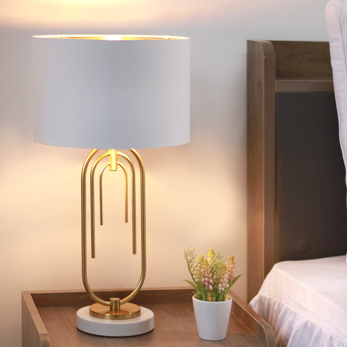 Fleur Table Lamp - White