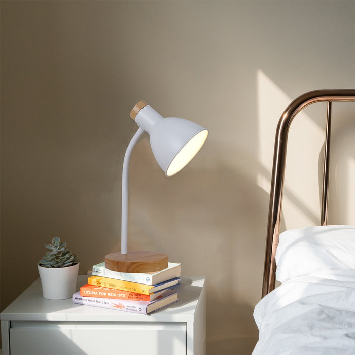 Merete Table Lamp - White