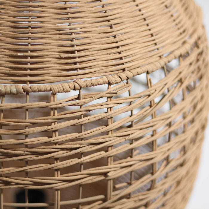 Galena Rattan Table Lamp