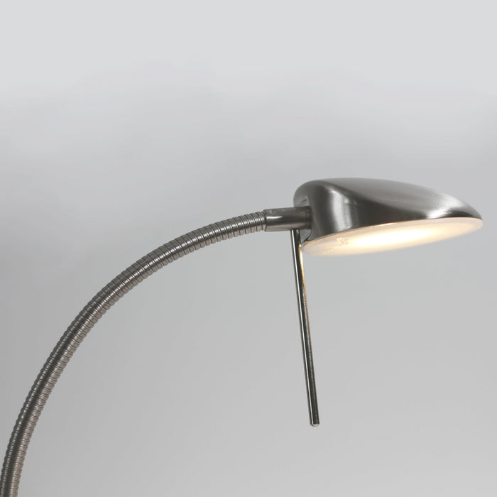 Jella LED Floor Lamp - Satin Chrome