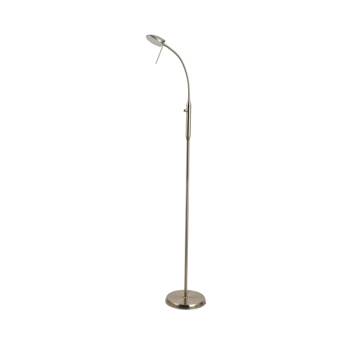 Jella LED Floor Lamp - Satin Chrome