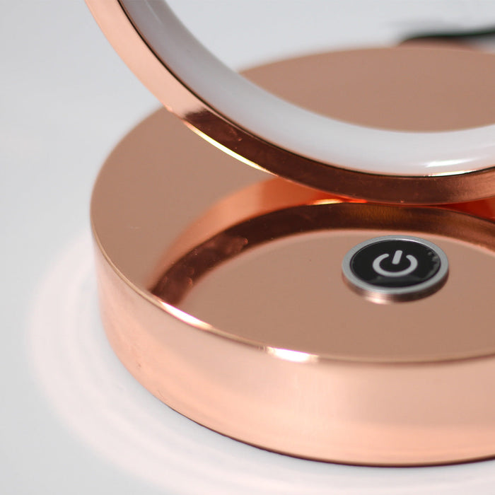 Iva LED Touch Table Lamp - Rose Gold