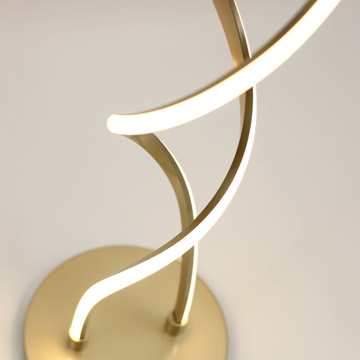 Acropora LED Floor Lamp - Gold