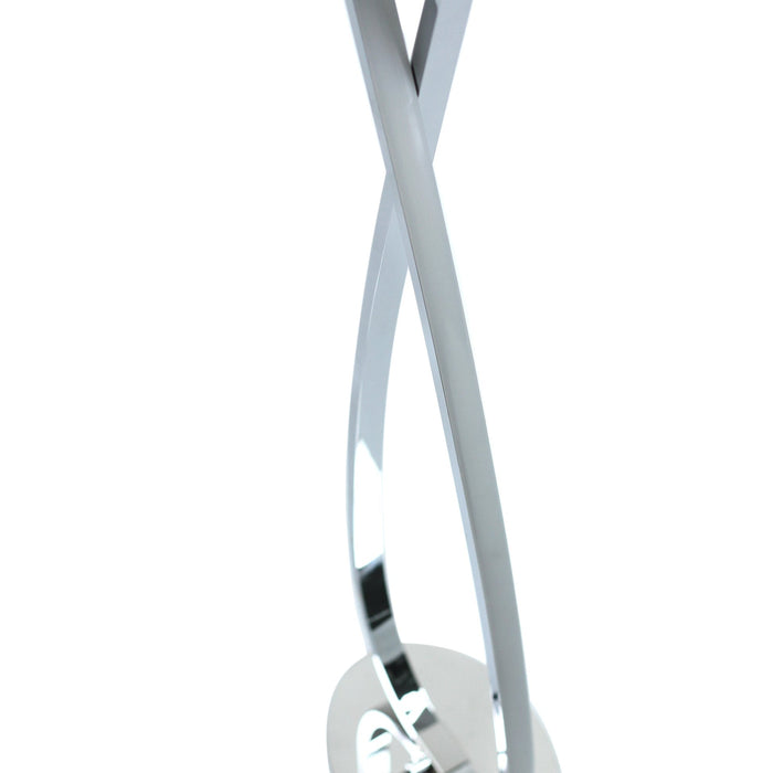 Infinite LED Floor Lamp - Chrome