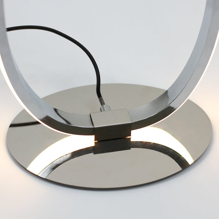 Infinite LED Floor Lamp - Chrome