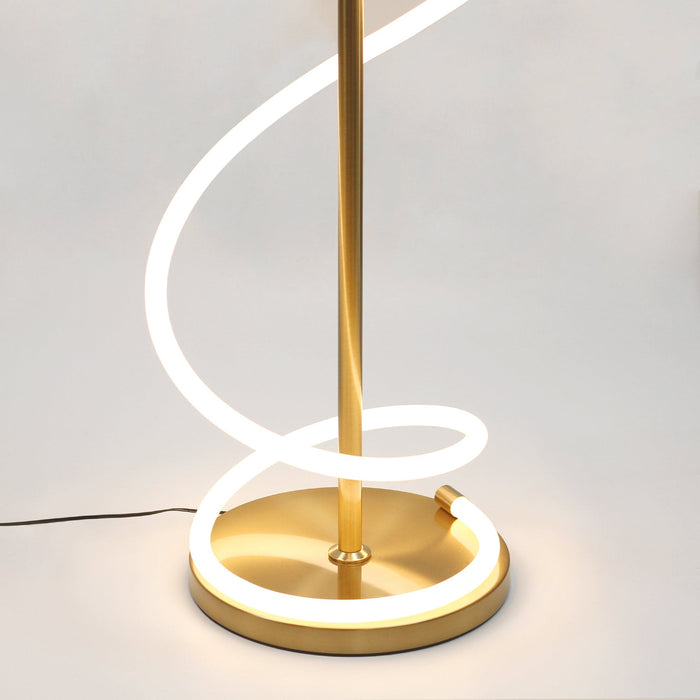 Lyona LED Floor Lamp - Gold